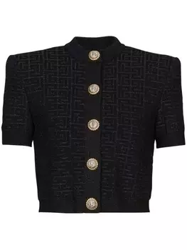 Balmain укороченный кардиган PB Labyrinth, черный