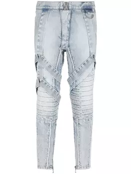 Balmain узкие джинсы, синий
