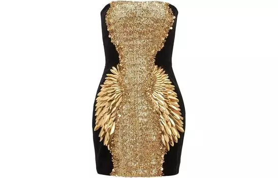 BALMAIN Вечернее платье женское черное