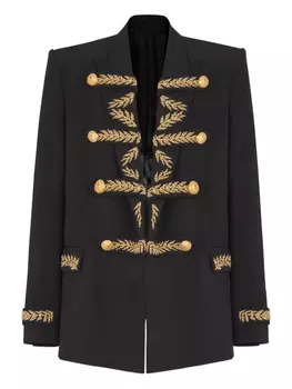 Balmain жакет с вышивкой, черный
