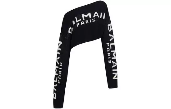 BALMAIN Женский черный свитер FW22