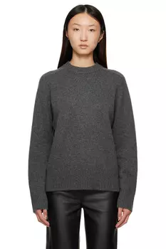 Балтра свитер из кашемира Loulou De Saison, цвет anthracite melange