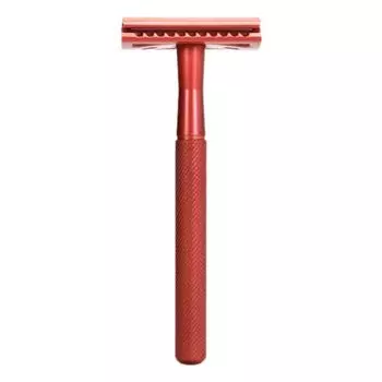 Bambaw металлическая бритва для бритвенных лезвий красная, 1 шт.