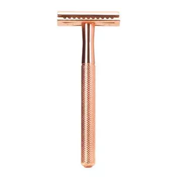 Bambaw металлическая бритва из розового золота, 1 шт.