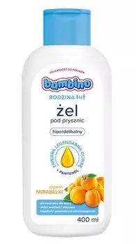 Bambino Rodzina Hiperdelikatny Mirabelka гель для душа, 400 ml
