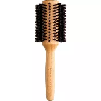 Bamboo Touch Brush Экологичная круглая бамбуковая щетка для волос Touch Blowout со 100% щетиной кабана, 40 мм, Olivia Garden