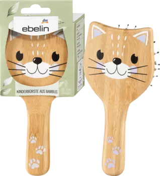 Бамбуковая детская щетка со смешанной щетиной 1 шт. ebelin