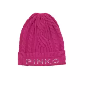 Бамбуковая шапка из вискозной косы Pinko, розовый