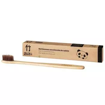Бамбуковая зубная щетка, 1 шт. Zuzii