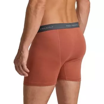 Бамбуковые боксеры Motion Free Fly, цвет redwood
