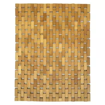 Бамбуковый коврик для ванной, водонепроницаемый прямоугольный складной противоскользящий толстый натуральный деревянный спа-кухонный коврик для душа, принадлежности для ванной комнаты-цвет дерева Stuttg, мультиколор