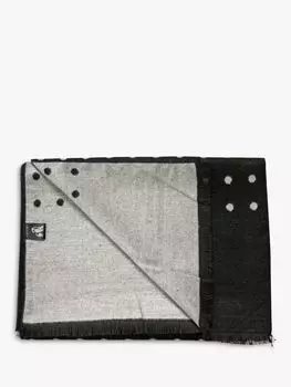 Бамбуковый шарф с пятнами Swole Panda, черно-белый