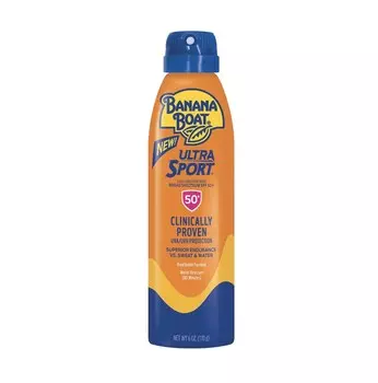 Banana Boat Sport, спрей с солнцезащитным кремом SPF 50, 170 г