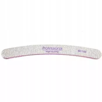 Банановая пилочка для ногтей Professional, 80/100, Inna marka