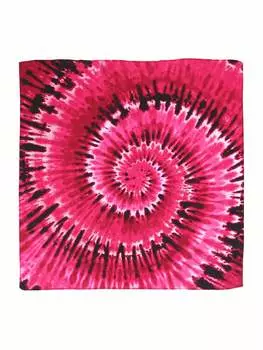 Бандана CTM Tie Dye Swirl, розовый