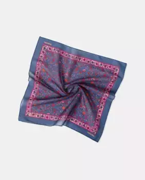 Бандана из хлопка Tintoretto, темно-синий