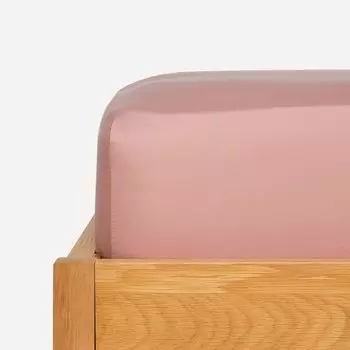 Бандана из хлопкового атласа плотностью 300 ниток на приталенном полотне 35 см El Corte Ingls, розовый