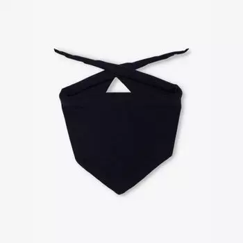 Бандана из кашемира с треугольниками №35 Extreme Cashmere, синий