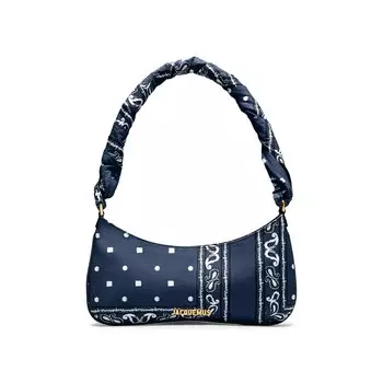 Бандана Jacquemus Le Bisou Принт Темно-синий Пейсли