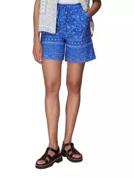 Бандана Шорты с цветочным принтом Whistles, синий