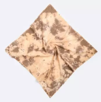 Бандана Zara Tie-dye Print, коричневый