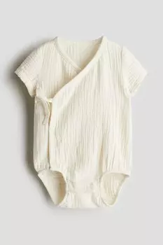 Бандаж-Боди из хлопкового муслина H&M, бежевый