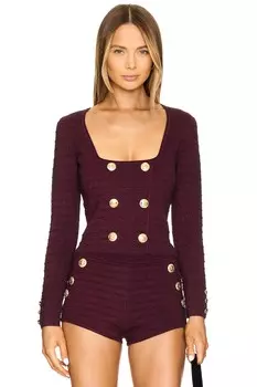 Бандаж клеманс топ Retrofete, металлический