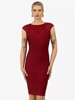 Бандажное платье Kraimod, бордовый