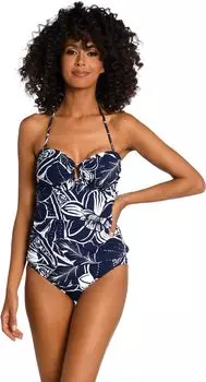 Бандини с гофрированным передом At The Playa La Blanca, цвет Indigo