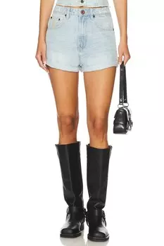 Бандиты джинсовые шорты с высокой талией One Teaspoon, цвет old west