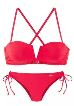 Бандо-бикини BUFFALO, цвет Neon red