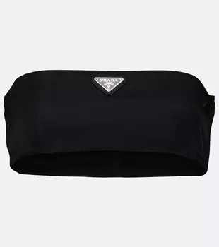 Бандо Logo Re-Nylon Prada, черный