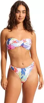 Бандо Under The Sea Twist Seafolly, белый