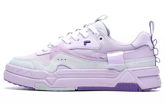 BANK Скейтбординговые туфли женские низкие Ярко-синие Фиолетовые/дневные Лаймовые Fila Fusion