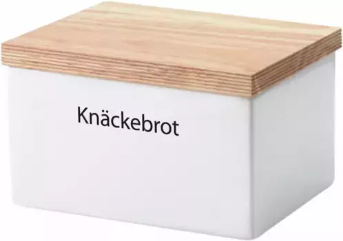 Банка для хранения Continenta, (1 шт.), ручная работа 13,5х11х17,5 см, белый