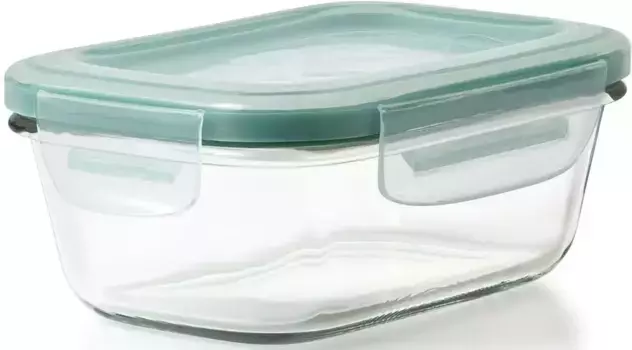 Банка для хранения OXO Good Grips "SMART SEAL", (1 шт.), прямоугольная, 0,4 л 11х6,5х16 см, цвет transparent