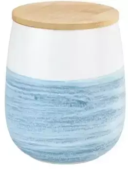 Банка для хранения WENKO "Мала" (1 шт.), изготовлена из высококачественной керамики В/13,5х13 см, синий