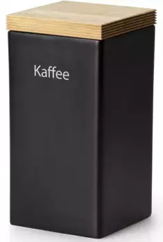 Банка для кофе Continenta, (1 шт.), банка для кофе 10х21х10 см, черный