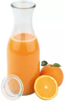 Банка для консервирования APS "Weck", (набор, 6 шт.), (бутылка для сока) Высота: 19 см, цвет transparent