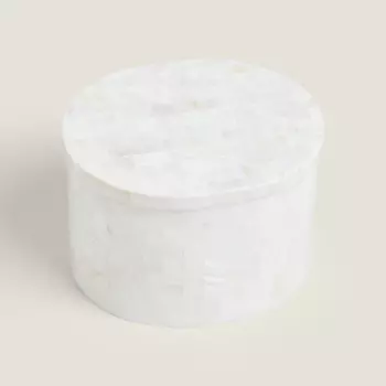 Банка для ванной Zara Home, перламутровый