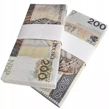Банкноты номиналом 200 злотых - для развлечения и обучения, 50 шт. Inna marka