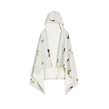 Банное детское полотенце с капюшоном H&M, светло-зеленый