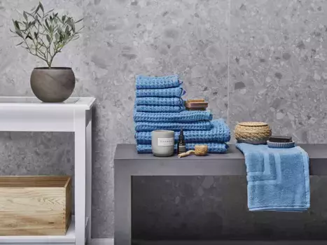 Банное полотенце Beliani, синий