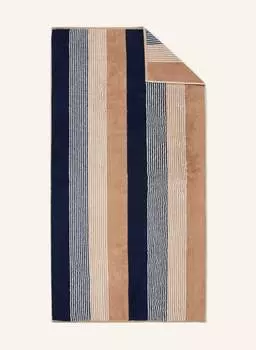 Банное полотенце береговое повторение, 70 х 140 см Caw, синий