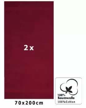 Банное полотенце Betzshop, бордовый