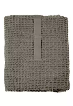 Банное полотенце большая вафля The Organic Company, коричневый