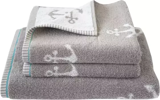 Банное полотенце Dyckhoff "Maritime, Nautic", (1 шт.) 70х140 см (1 шт.), цвет kiesel