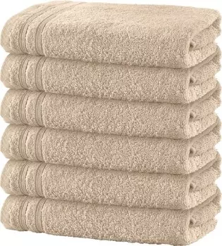 Банное полотенце Erwin Mller 6er-Pack 162965, 100x1x150 см, бежевый
