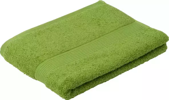 Банное полотенце Gzze "New York", (1 шт.), современные однотонные цвета, структурированная кайма, 100 % хлопок, в 2 размерах 100х150 см (1 шт.), цвет apfelgrn