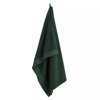 Банное полотенце H&M Home Cotton Terry, темно-зеленый